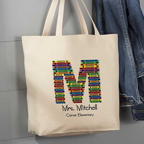 Personalized Teacher Tote for Teacher Appreciation Week