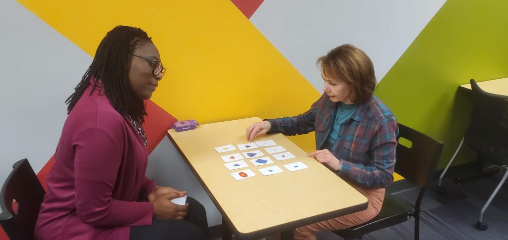 Adult client training at LearningRx