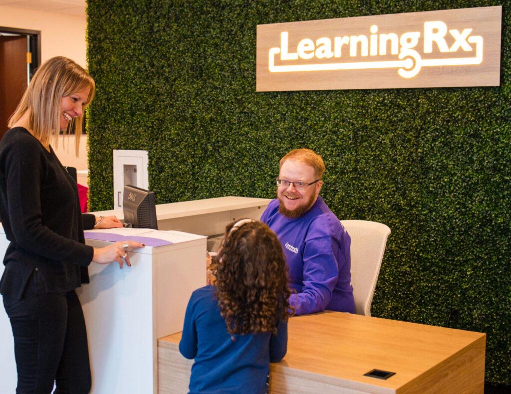 A warm welcome at the front desk at LearningRx Colorado Springs