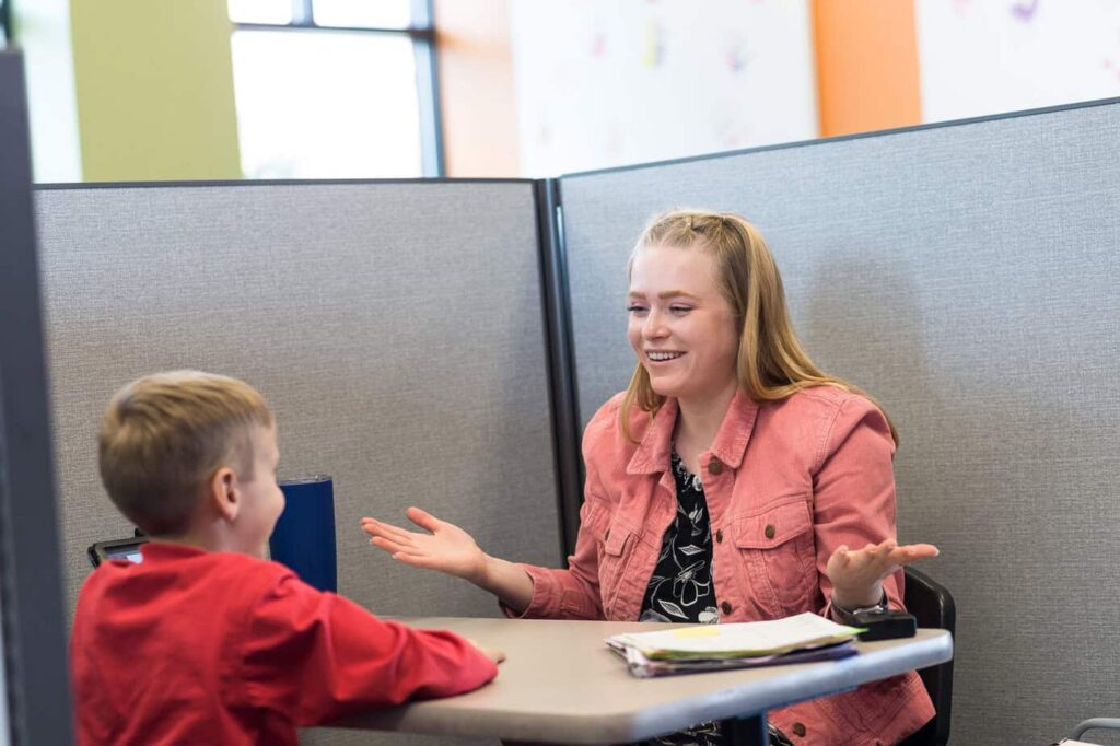 Noah training at LearningRx