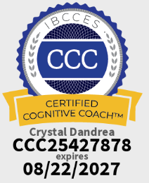 Crystal Dandrea, Certified Cognitive Coach Badge