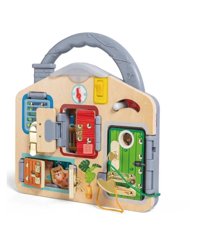 Locks busy board for toddlers