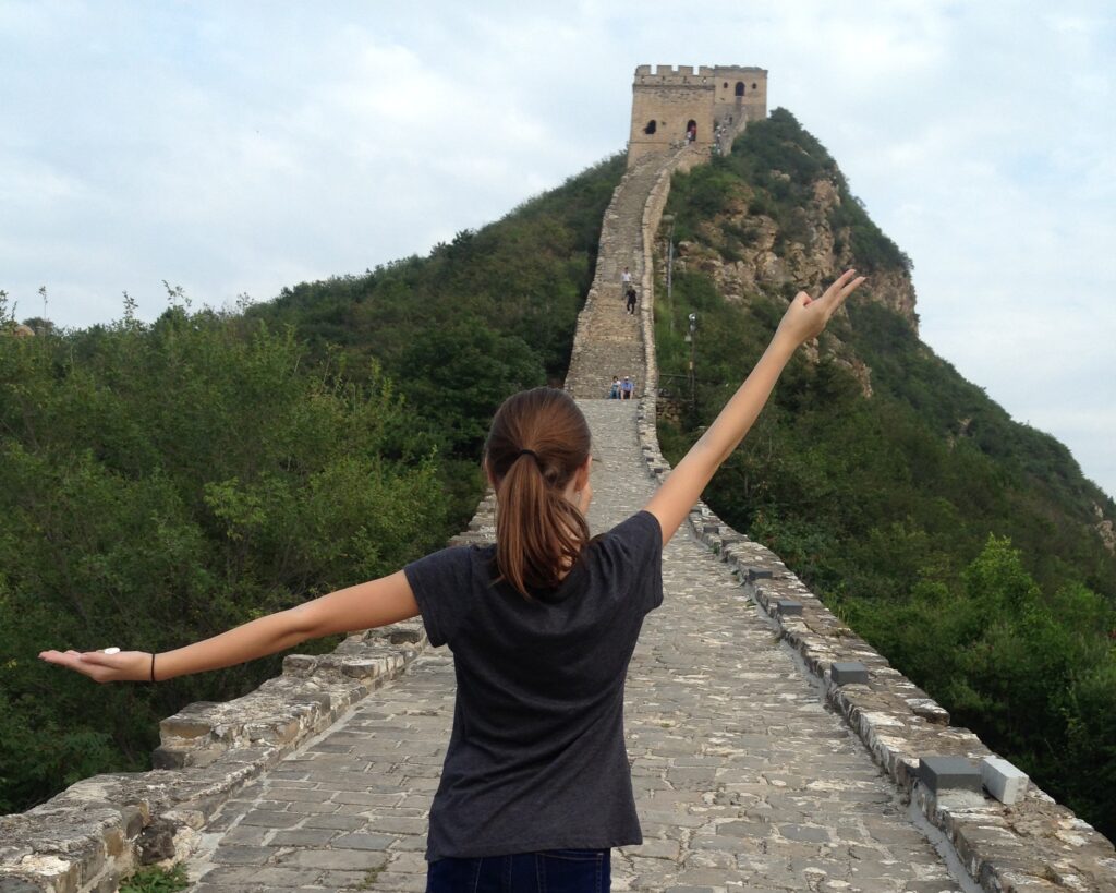 LearningRx Chattanooga graduate on the Great Wall of China