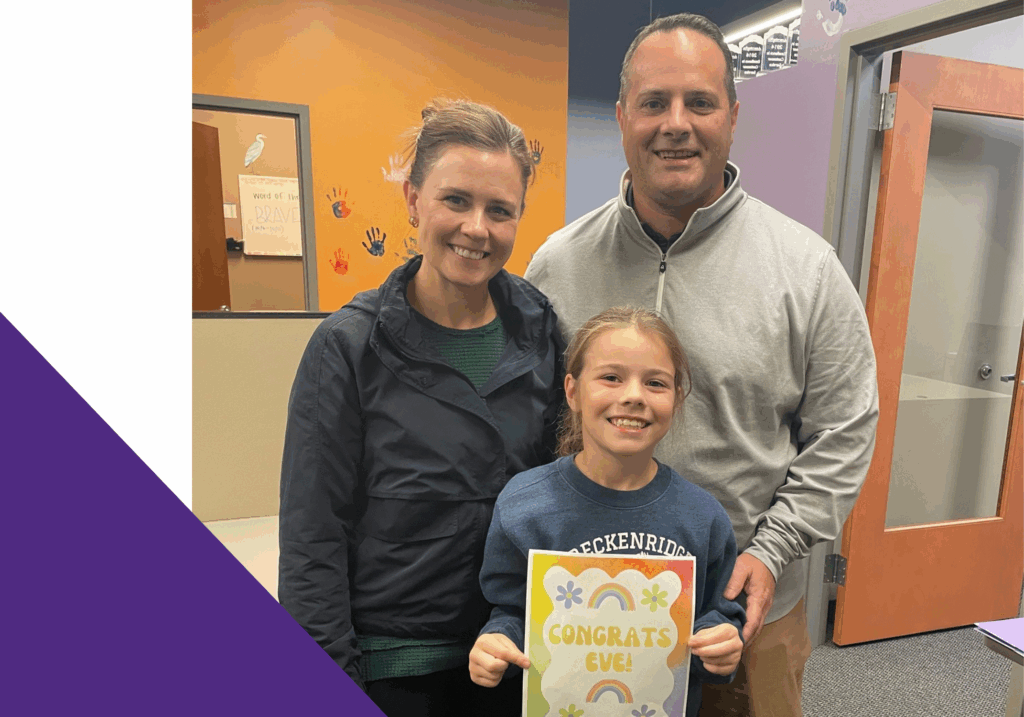 LearningRx Savage graduate with reading improvements