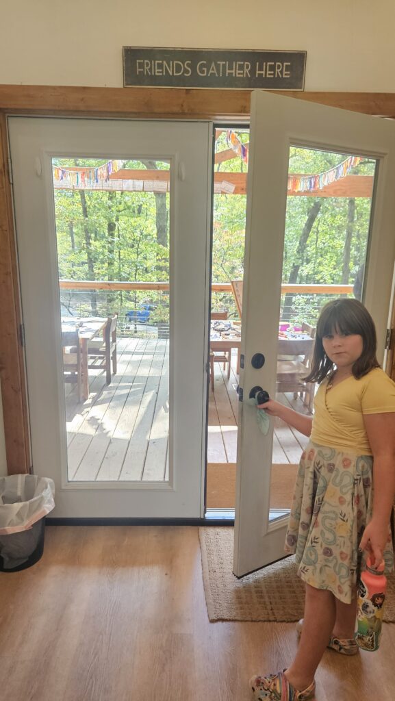 Woodsong Forest School entryway