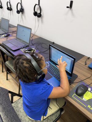 Student training at LearningRx Shreveport