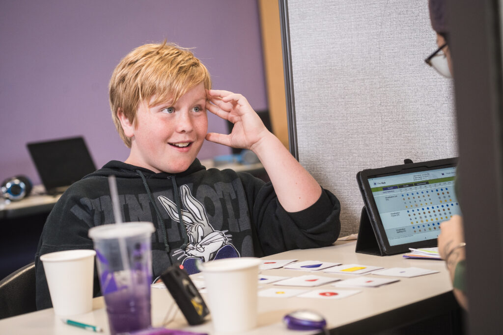 Student training at LearningRx Savage
