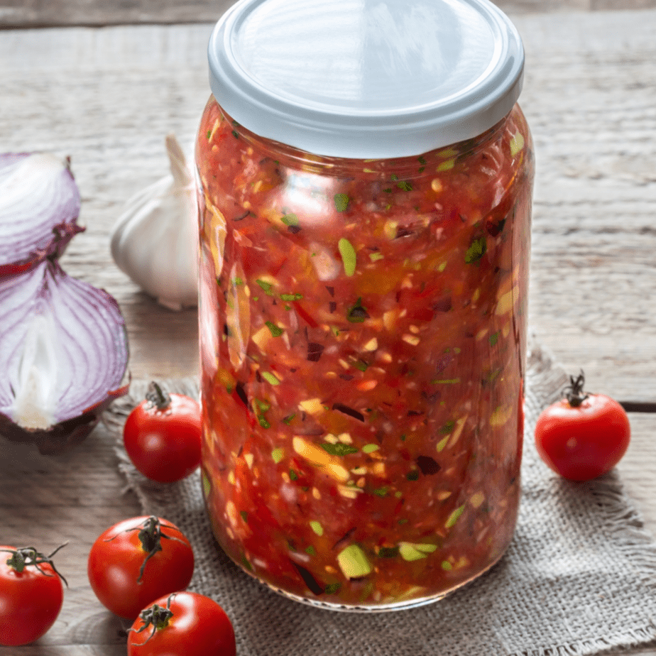 Homemade salsa for teacher appreciation week