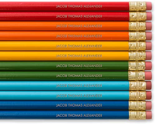 Personalized pencils for teacher appreciation week